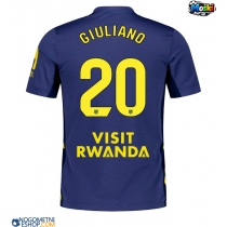 Moški Nogometni dresi Atletico Madrid Giuliano Simeone #20 Gostujoči 2025-26 Kratek Rokav